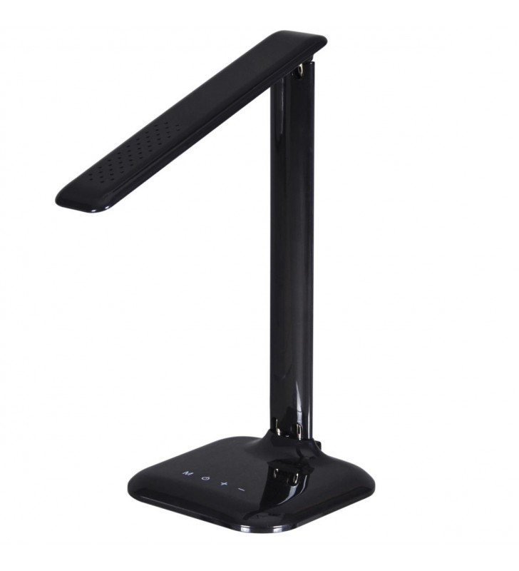 Czarna lampka biurkowa z włącznikiem dotykowym Loko LED 2700-6000K klosz podłużny