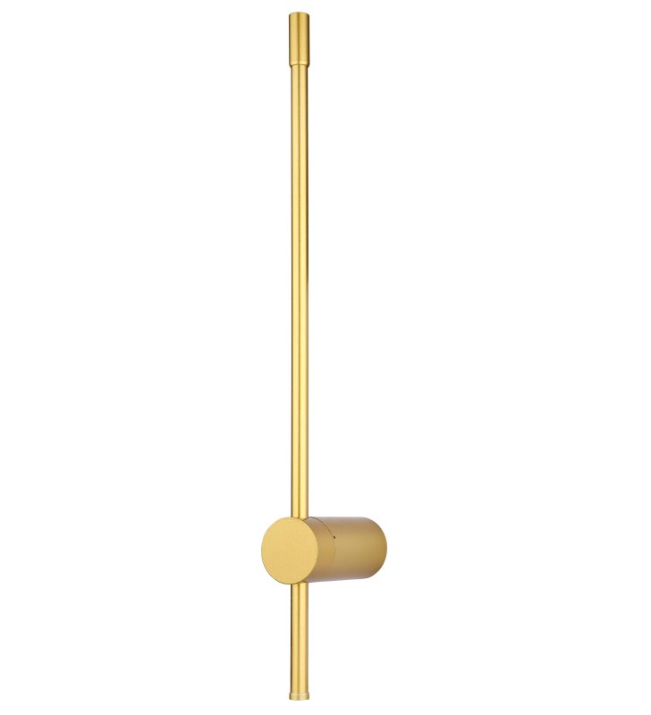 Nowoczesny minimalistyczny złoty kinkiet obrotowy Chasey LED 63cm