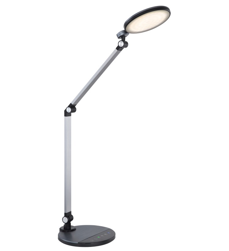 Lampa biurkowa z włącznikiem dotykowym i ściemniaczem Konsti LED regulowana
